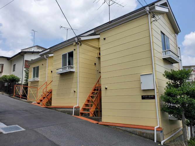 小田急線生田駅の賃貸アパート：エステー生田外観