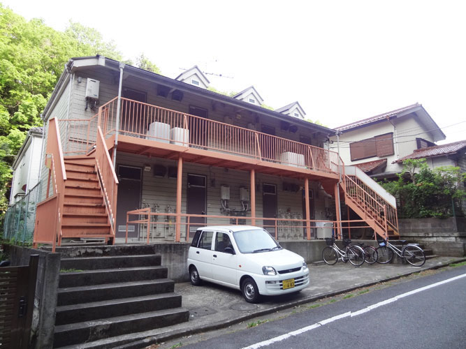 【外観】小田急線生田駅・南武線　稲田堤駅の賃貸アパート：ヨコタハイム